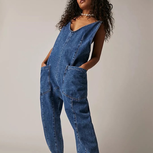 We The Free Pants - Free People High Roller Jumpsuit